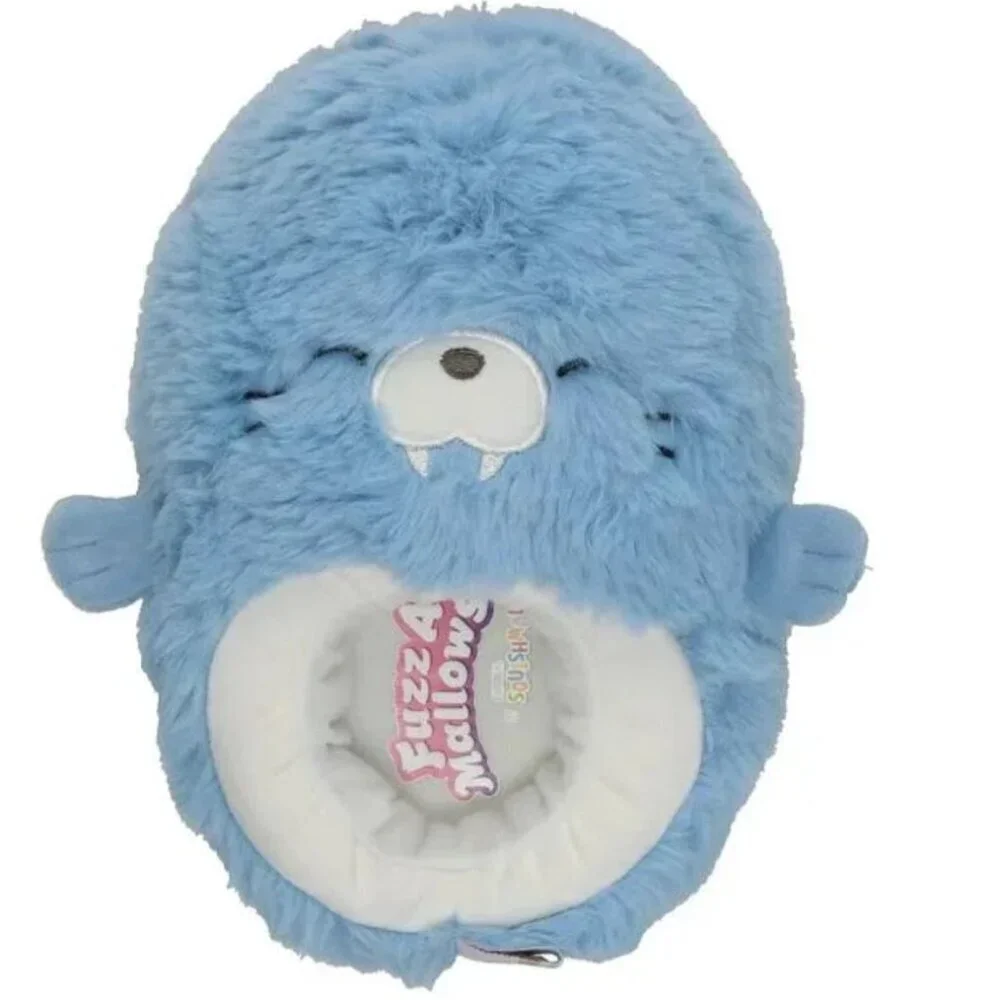 Squishmallows FuzzAMallows Collection Kids Plush Slippers Size 11–12